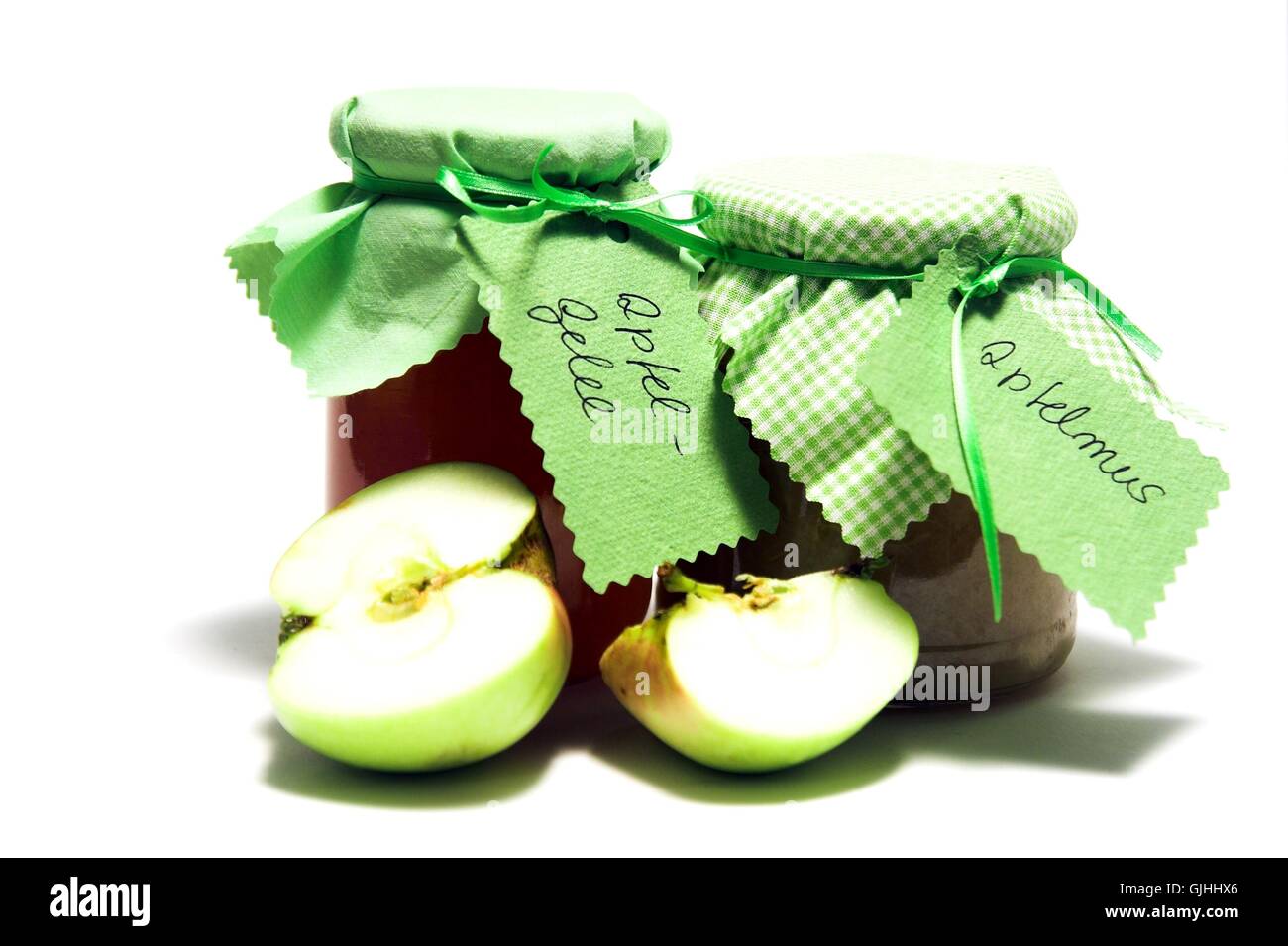 La compote et gelée de pomme Banque D'Images