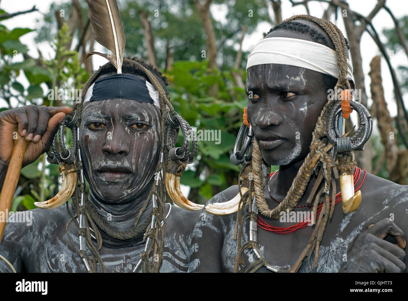 Portrait de l'Afrique Corne Banque D'Images