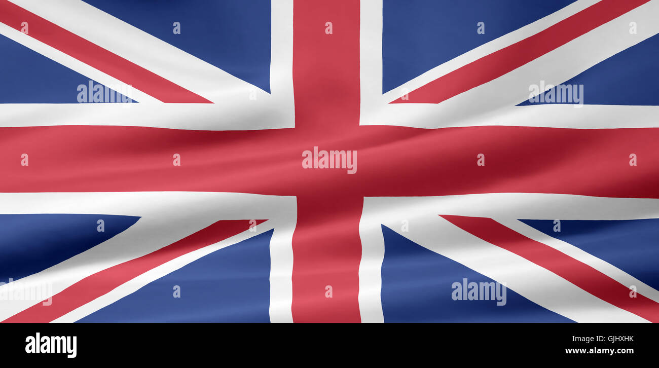 drapeau britannique Banque D'Images