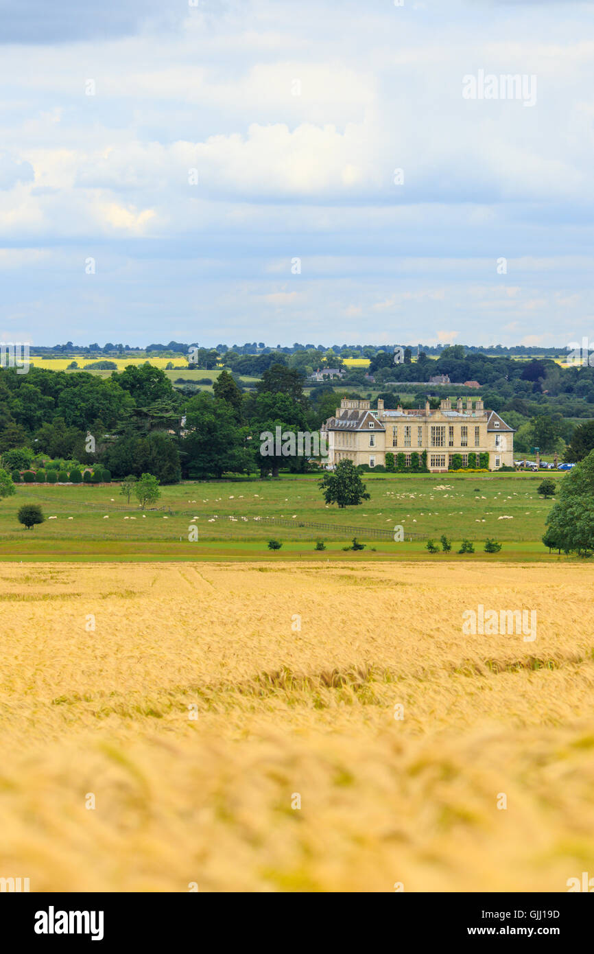 Stapleford Park Country House Hotel Leicestershire Melton Mowbray Banque D'Images