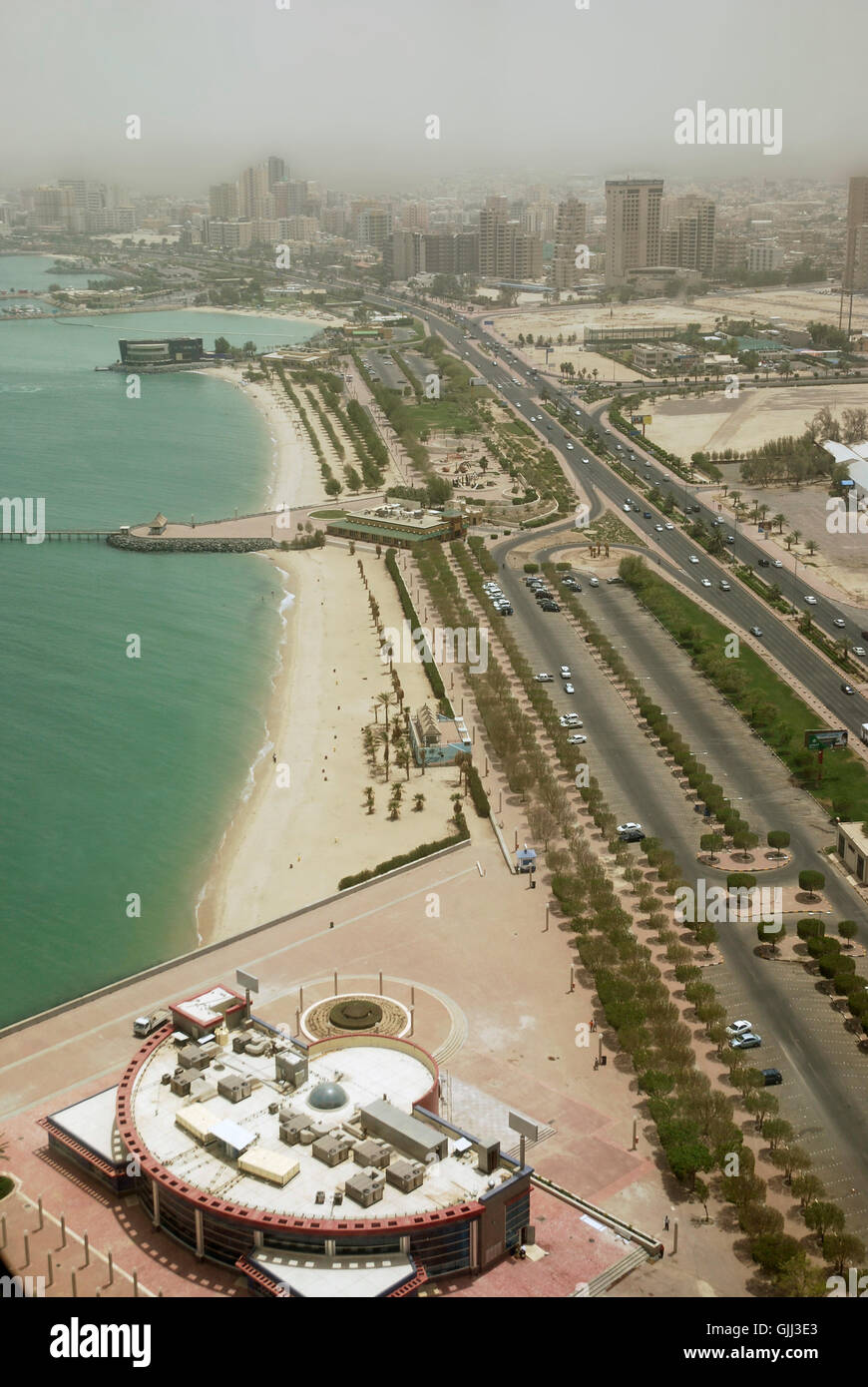 plage de la ville de ville Banque D'Images