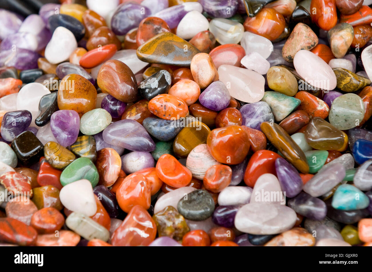pierres de couleur Banque D'Images