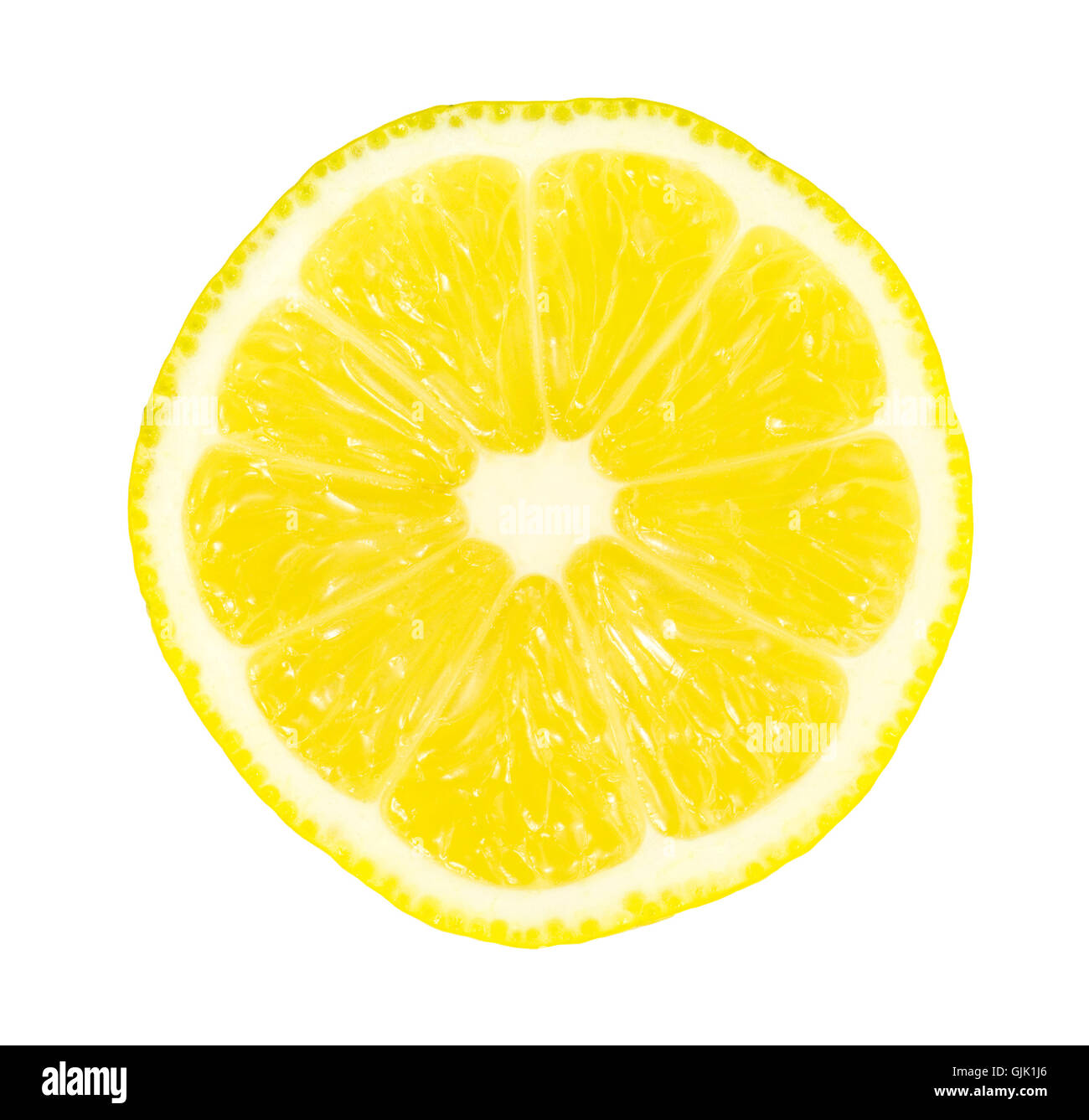 tranche de citron Banque D'Images