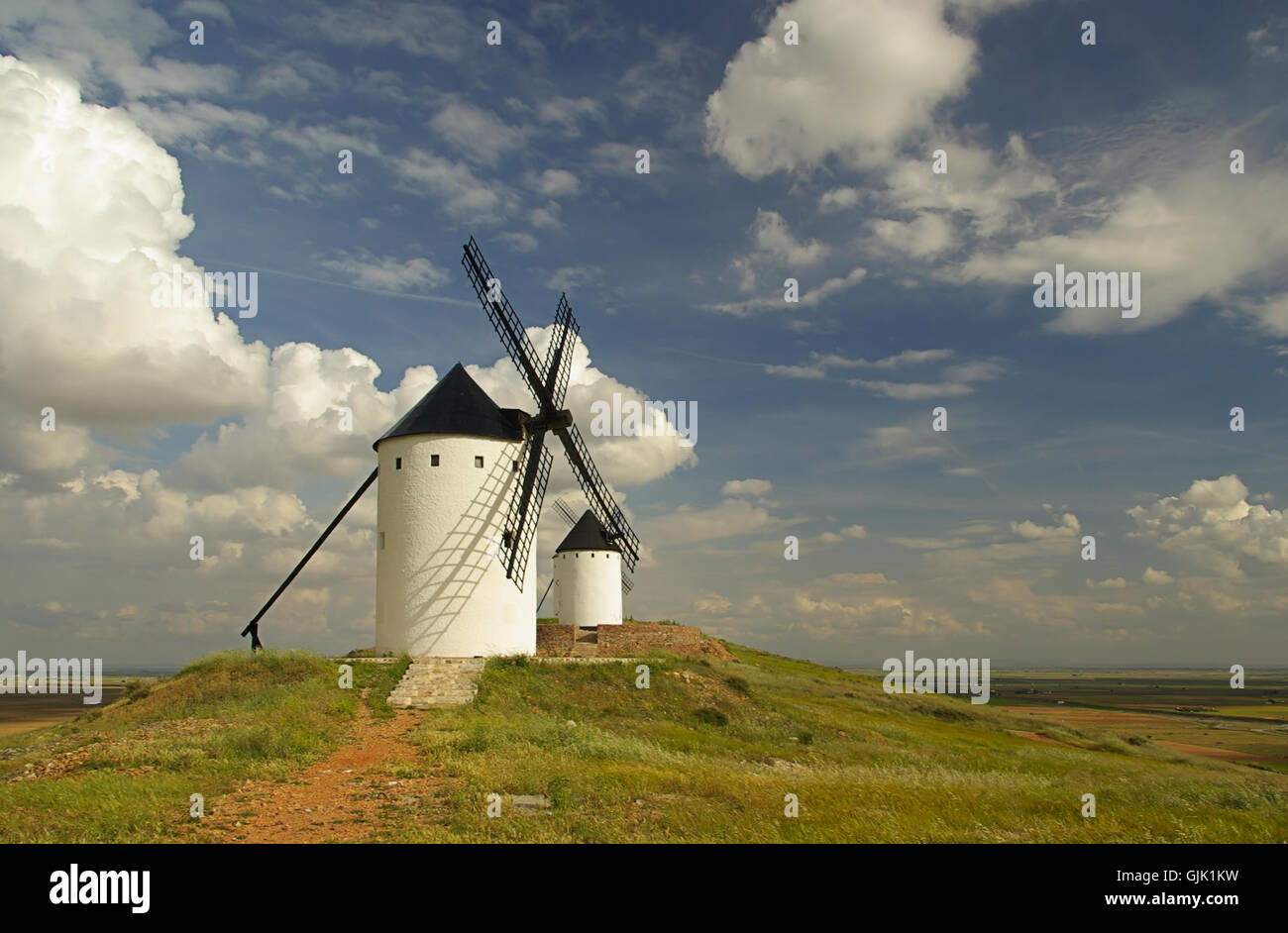 Espagne moulin mill Banque D'Images