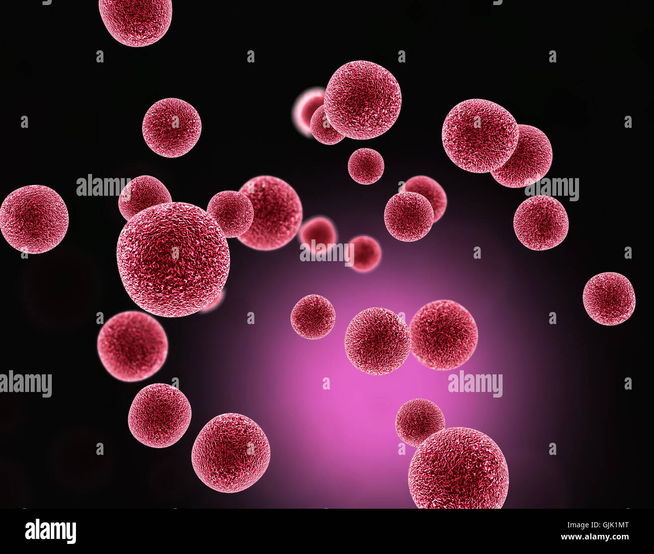Virus du sang corpuscule de sang Banque D'Images