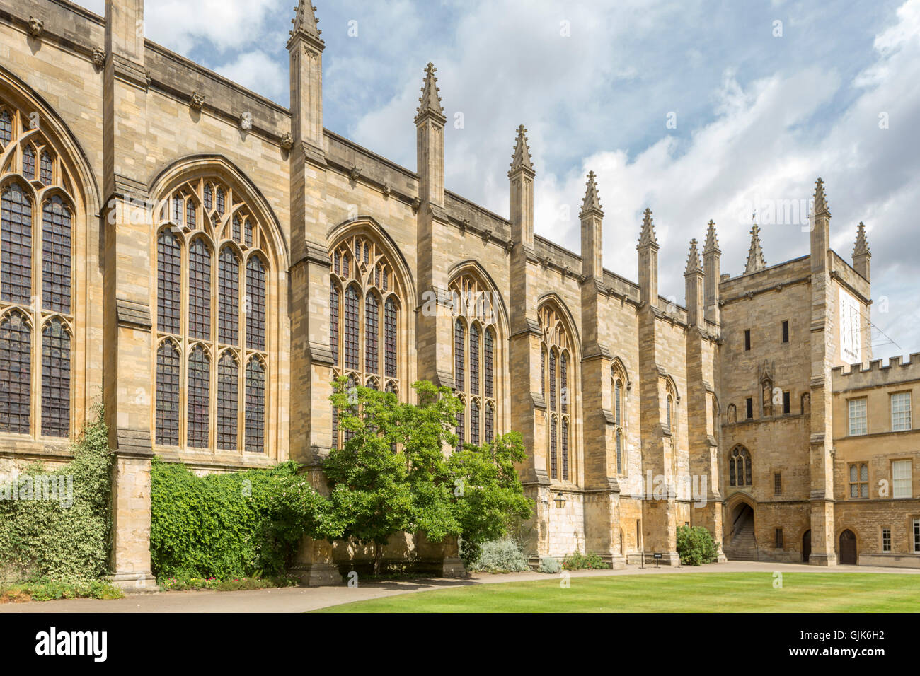 New College Hall est la plus ancienne salle à manger à Oxford ou Cambridge, New College, Oxford, England, UK Banque D'Images