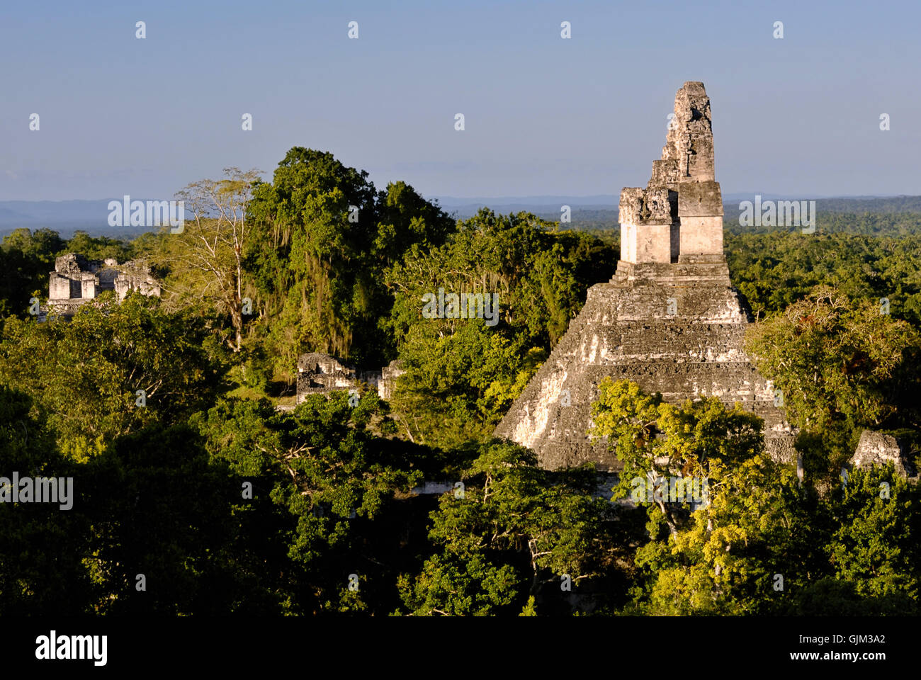 Visites des ruines de l'Amérique centrale Banque D'Images