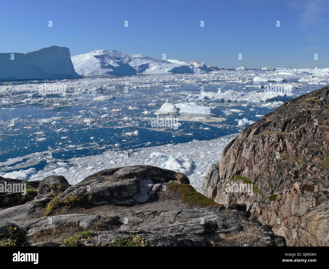 Le cercle polaire arctique Banque D'Images