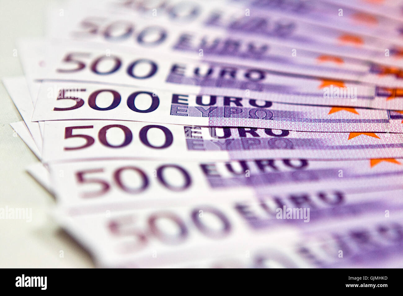 Billets de 500 euros Banque D'Images