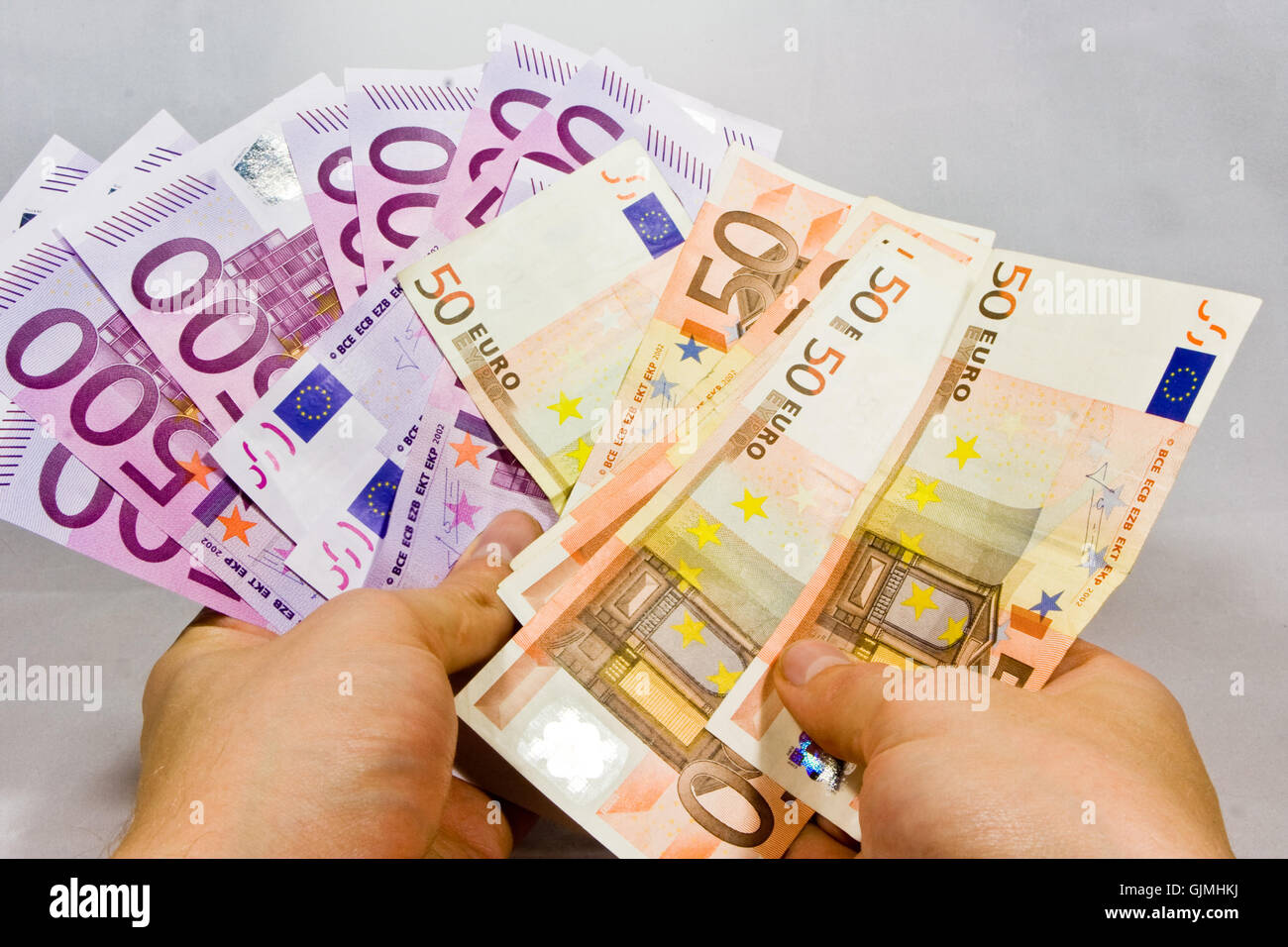 Devise euro bank notes Banque D'Images