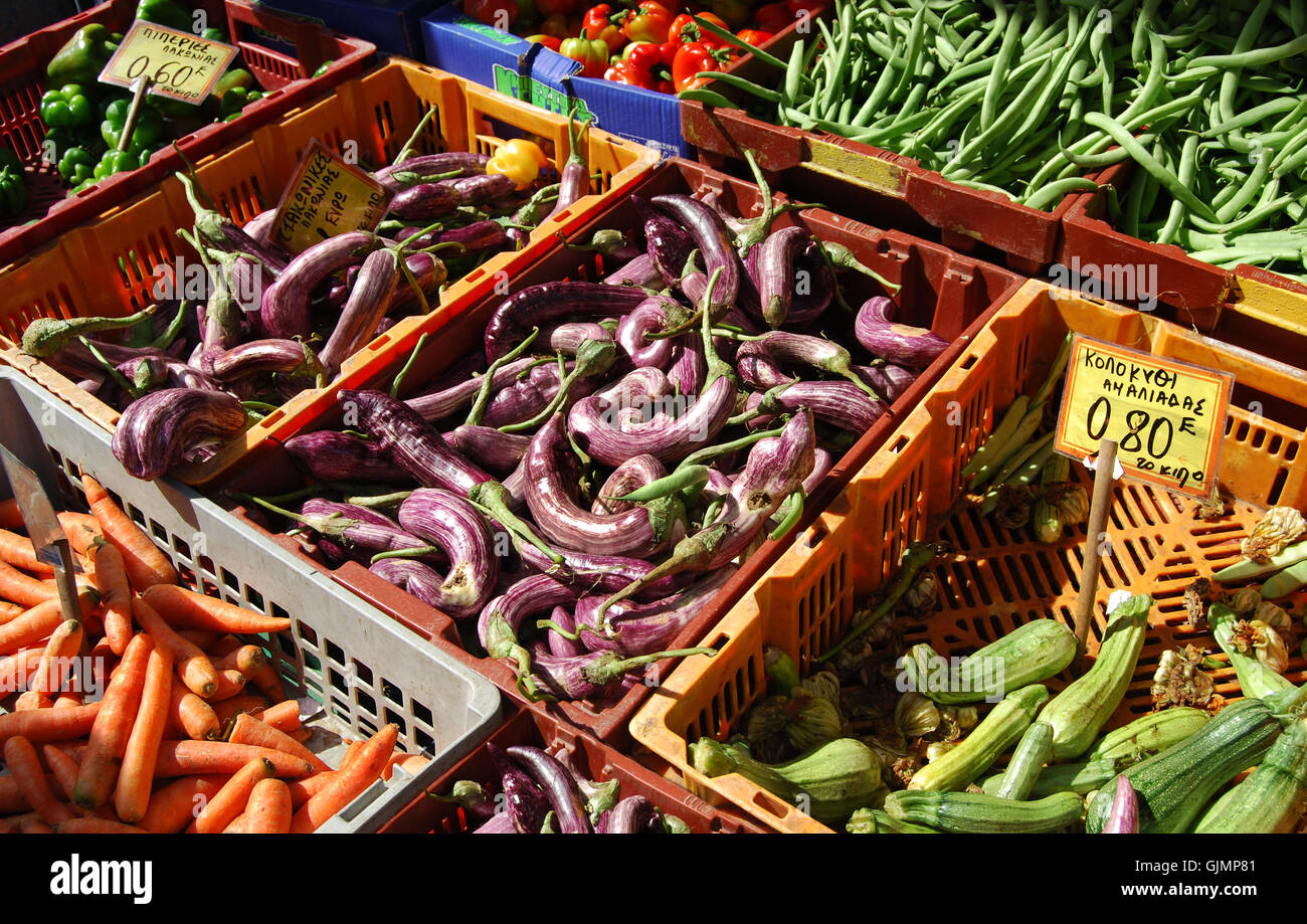 Marché aux légumes Banque D'Images