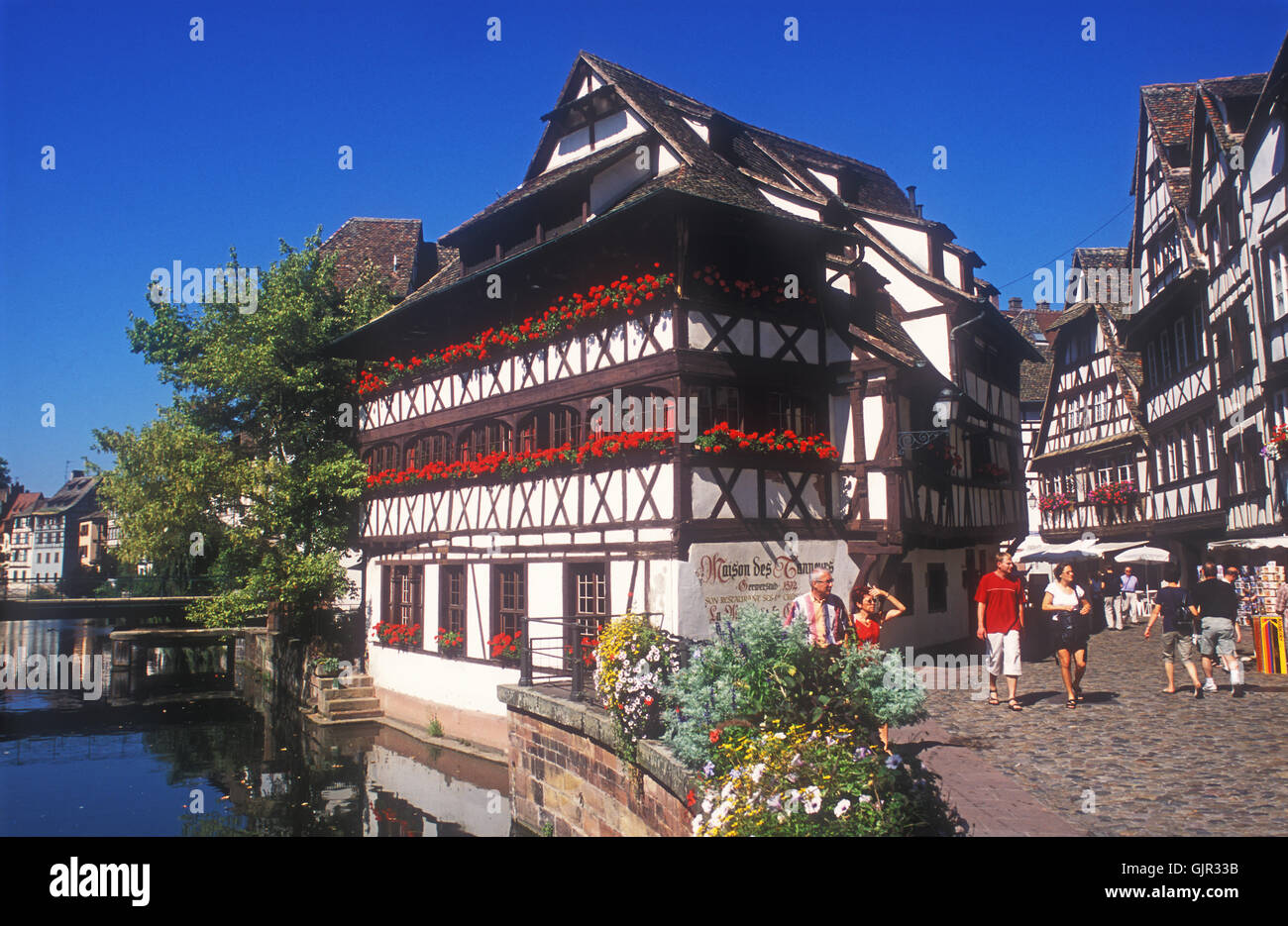 Maison des Tanneurs, Petite France, Strasbourg, Alsace, France Banque D'Images