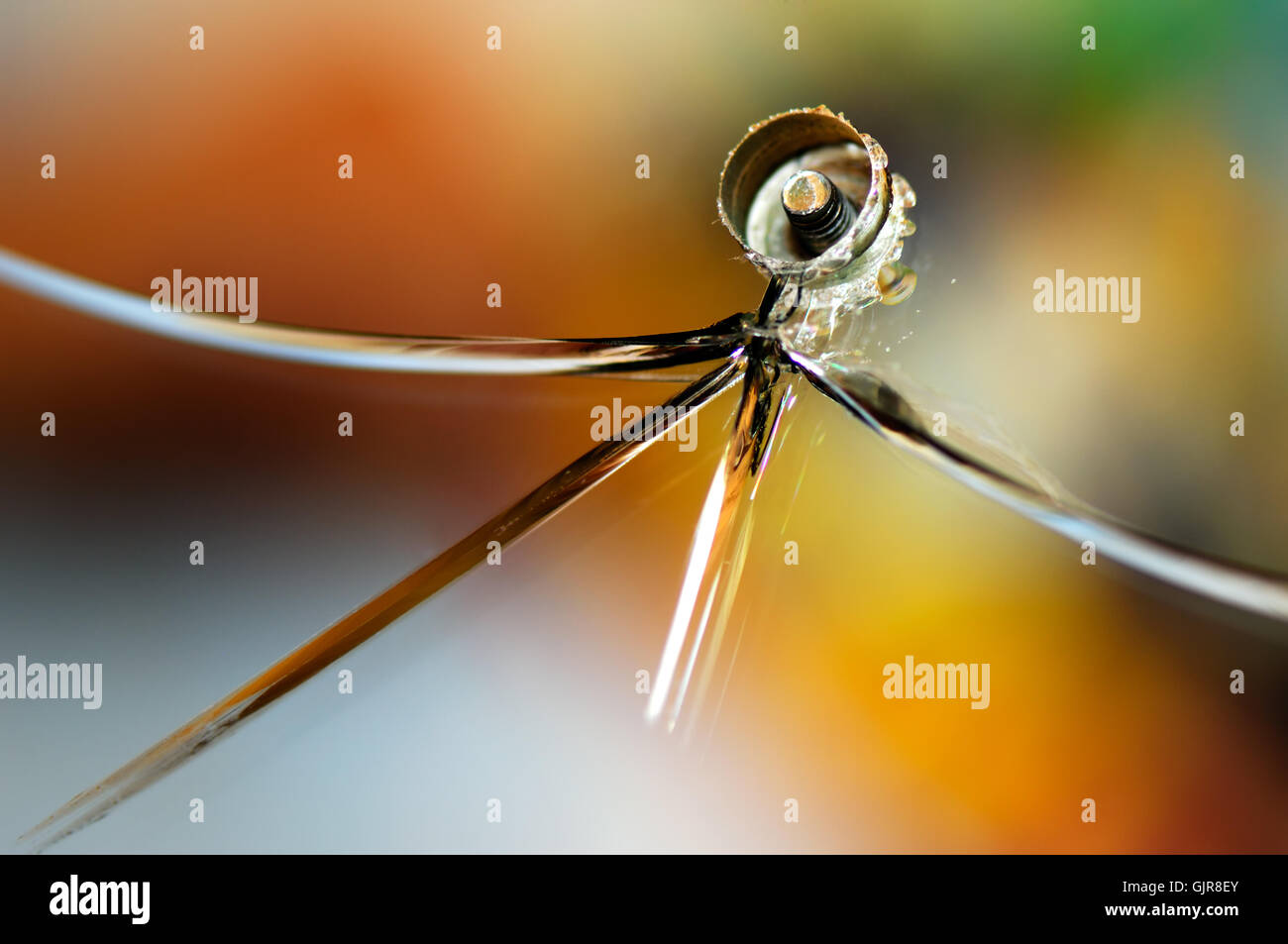 Miroir brisé Banque D'Images