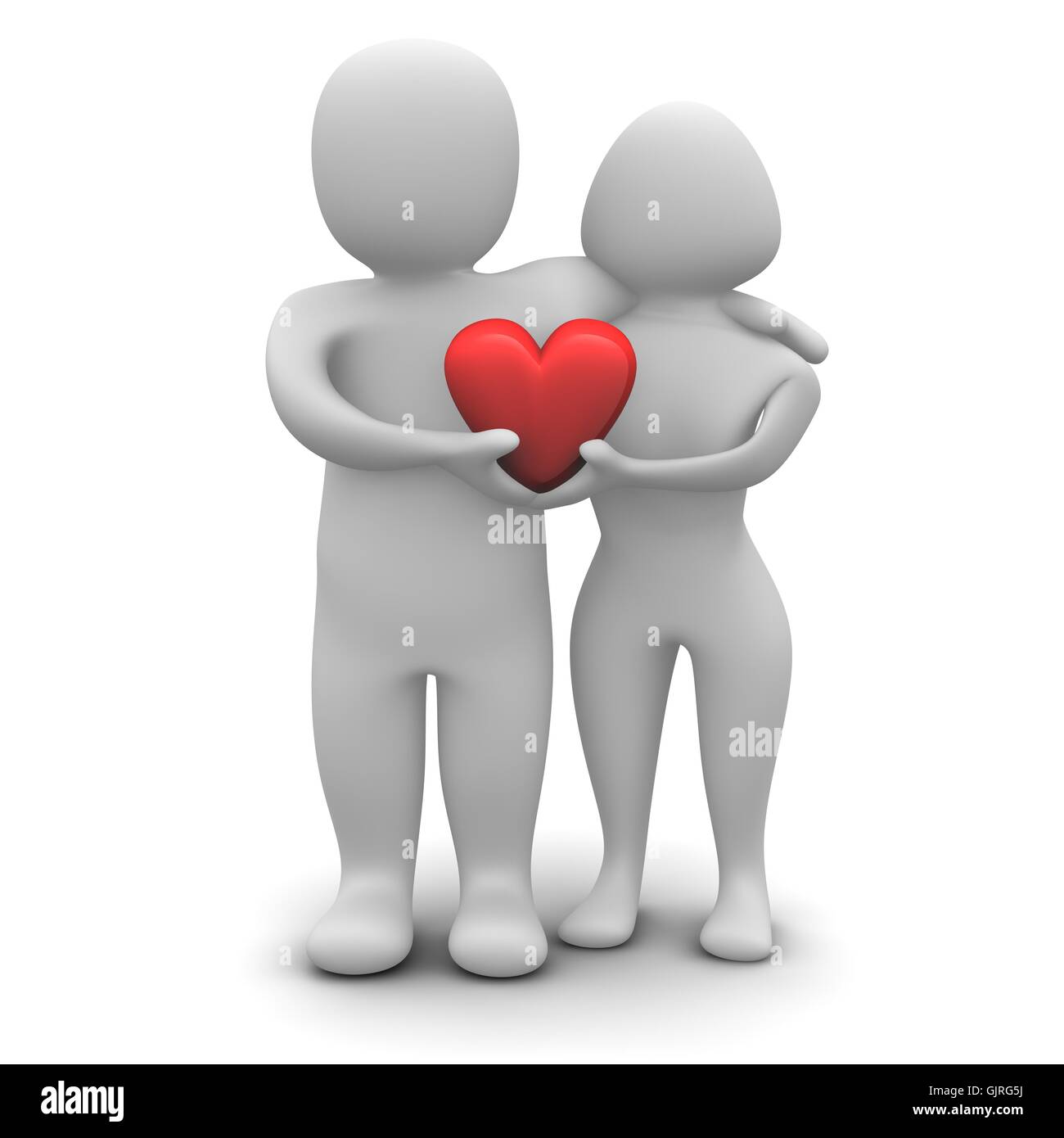 Amant maîtresse ravie Banque D'Images