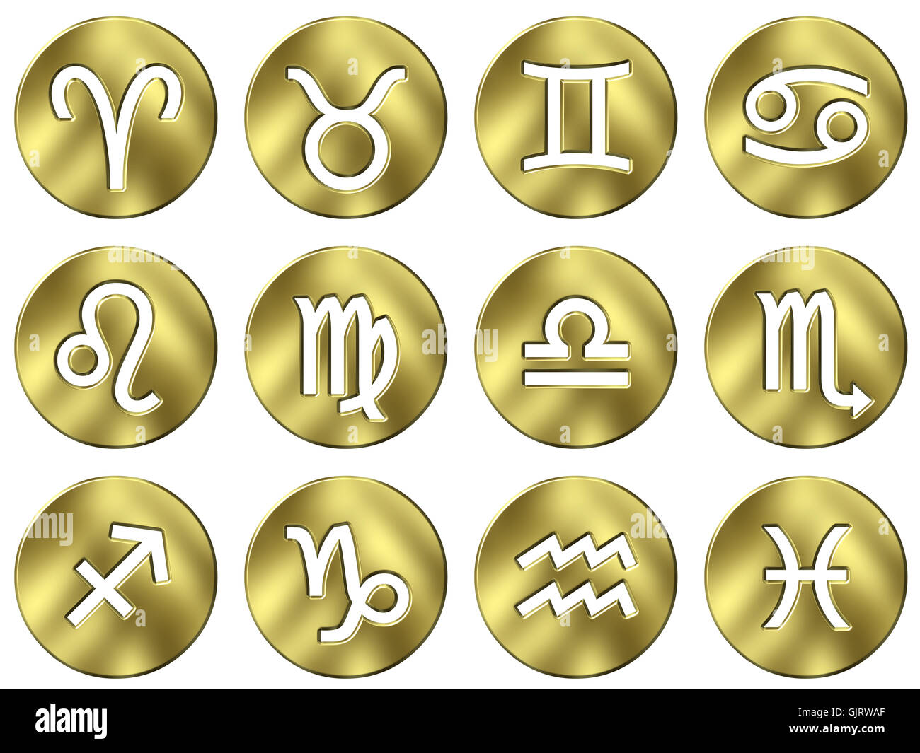 Horoscope zodiaque astrologie Banque D'Images