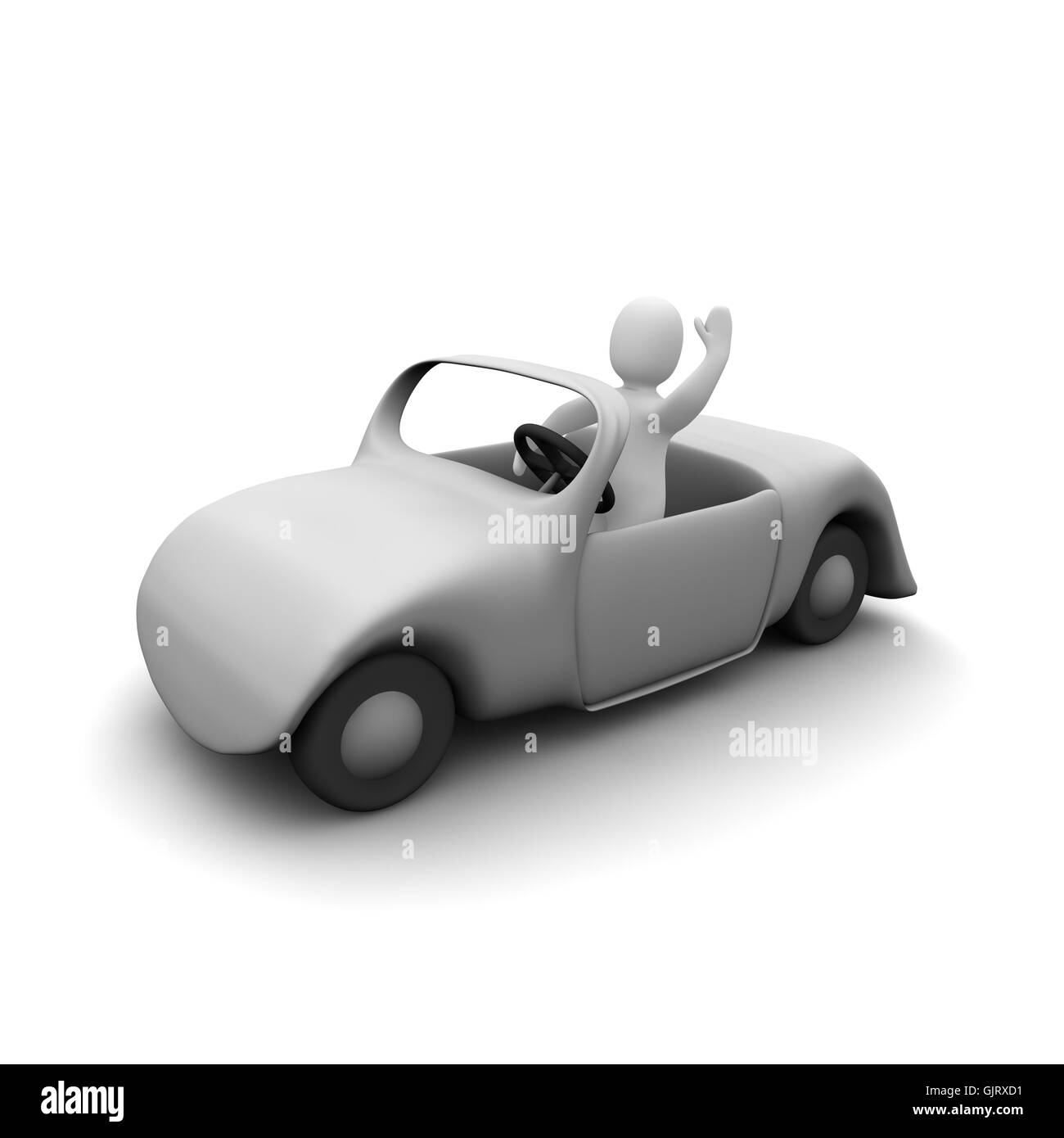 Location de véhicule automobile Banque D'Images