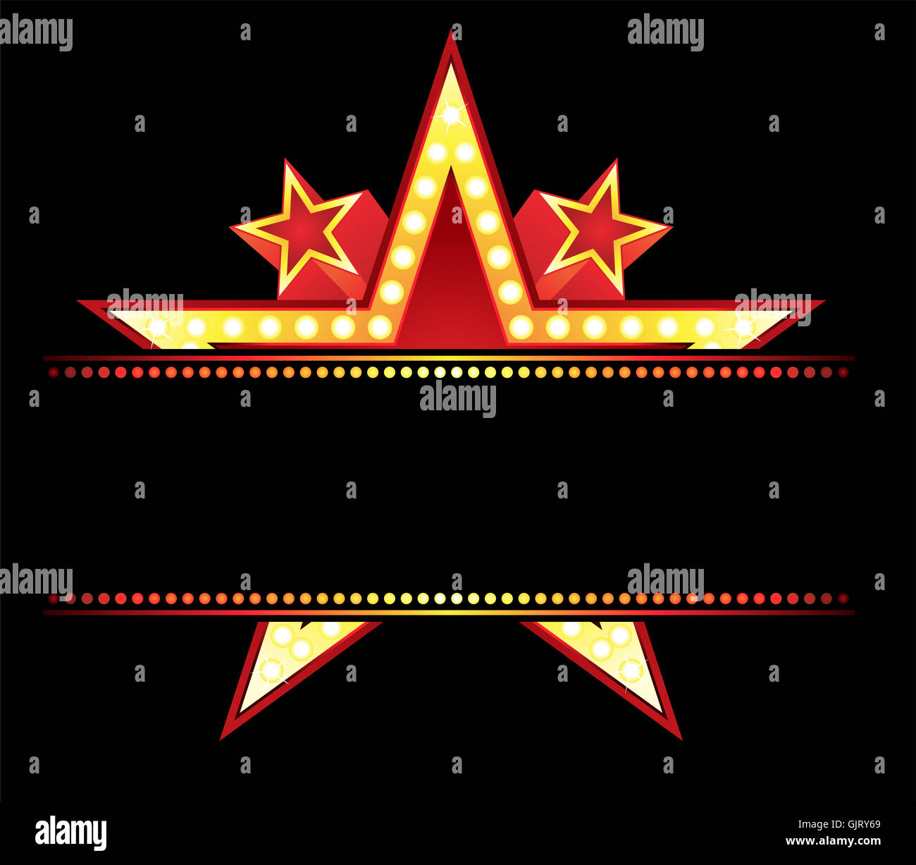 Enseigne au néon Banque D'Images