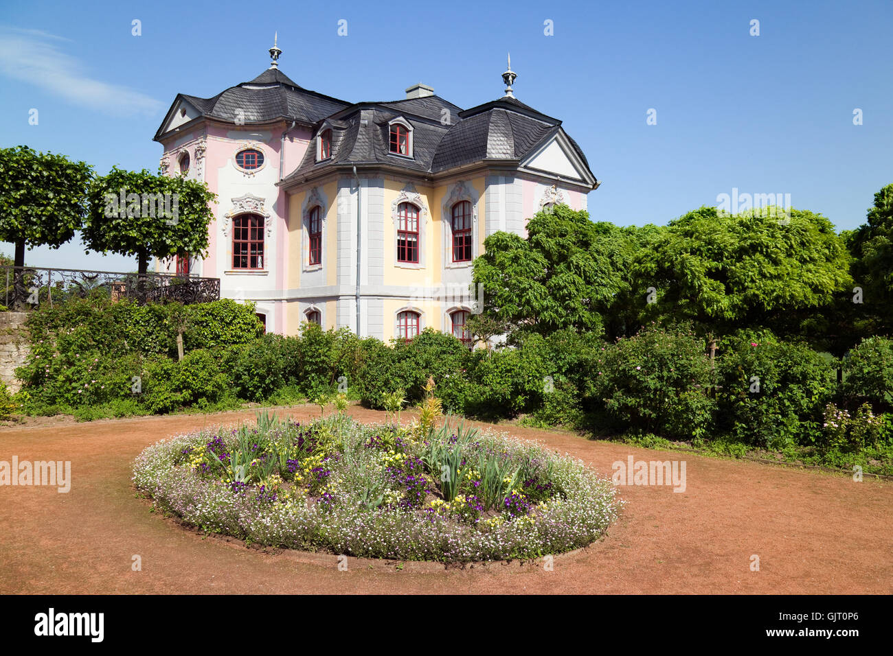 Palais rococo de dornburg Banque D'Images