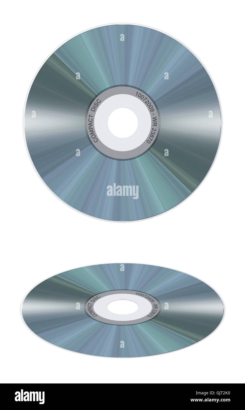 CD de disque de musique Banque D'Images