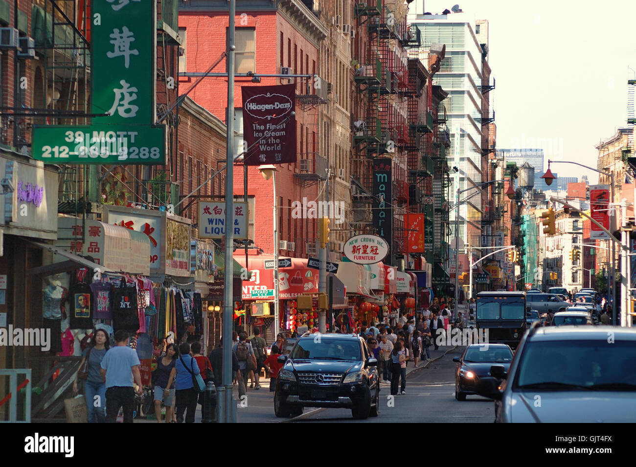 New York, Chinatown Banque D'Images