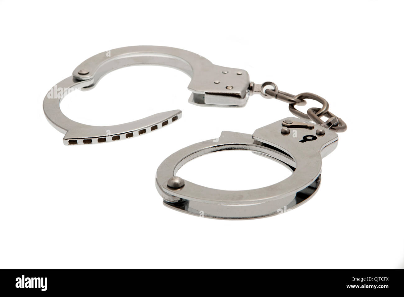 Chaîne d'objet menottes Banque D'Images