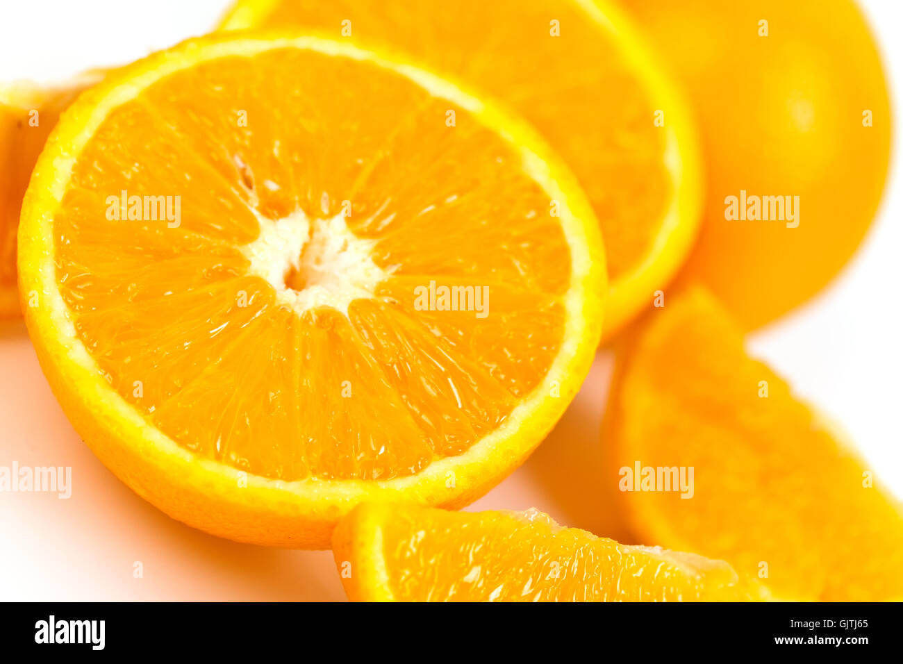 Disque en option orange Banque D'Images