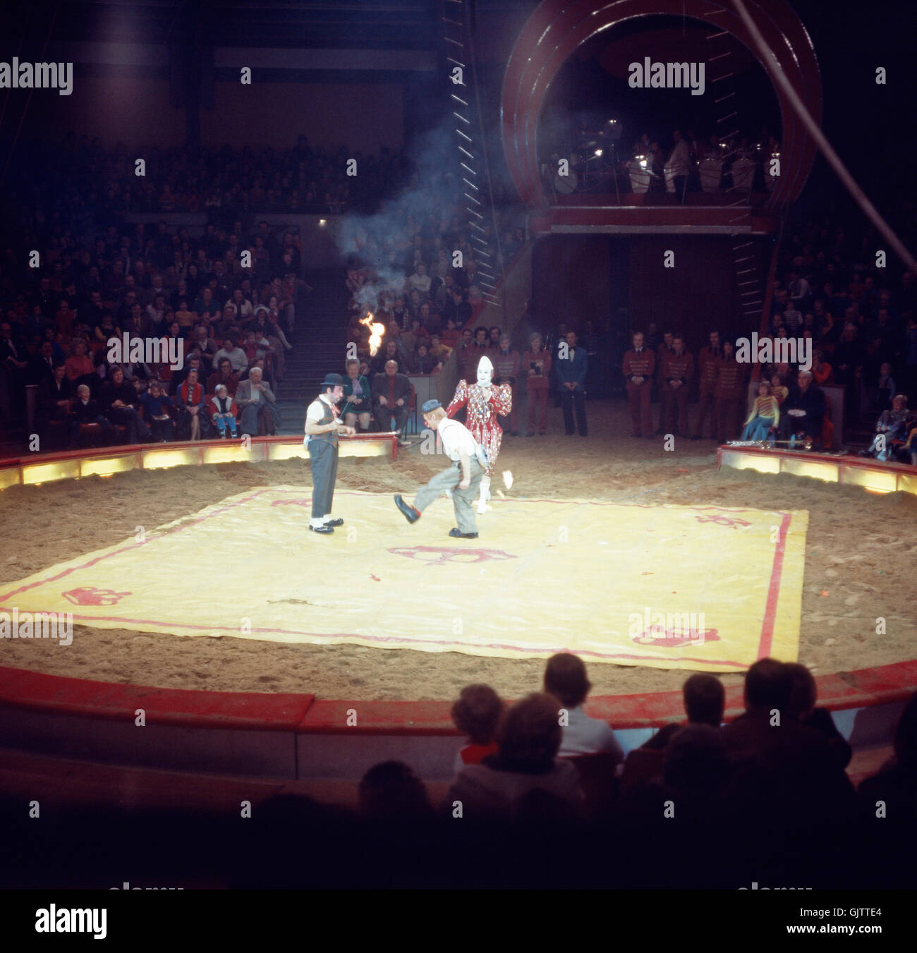 Circus whiteface clown Banque de photographies et d’images à haute ...