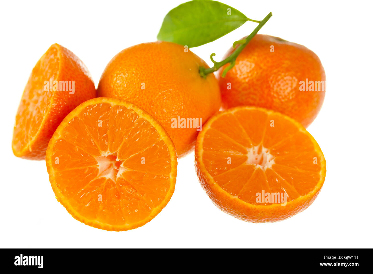 Orange vert en option Banque D'Images