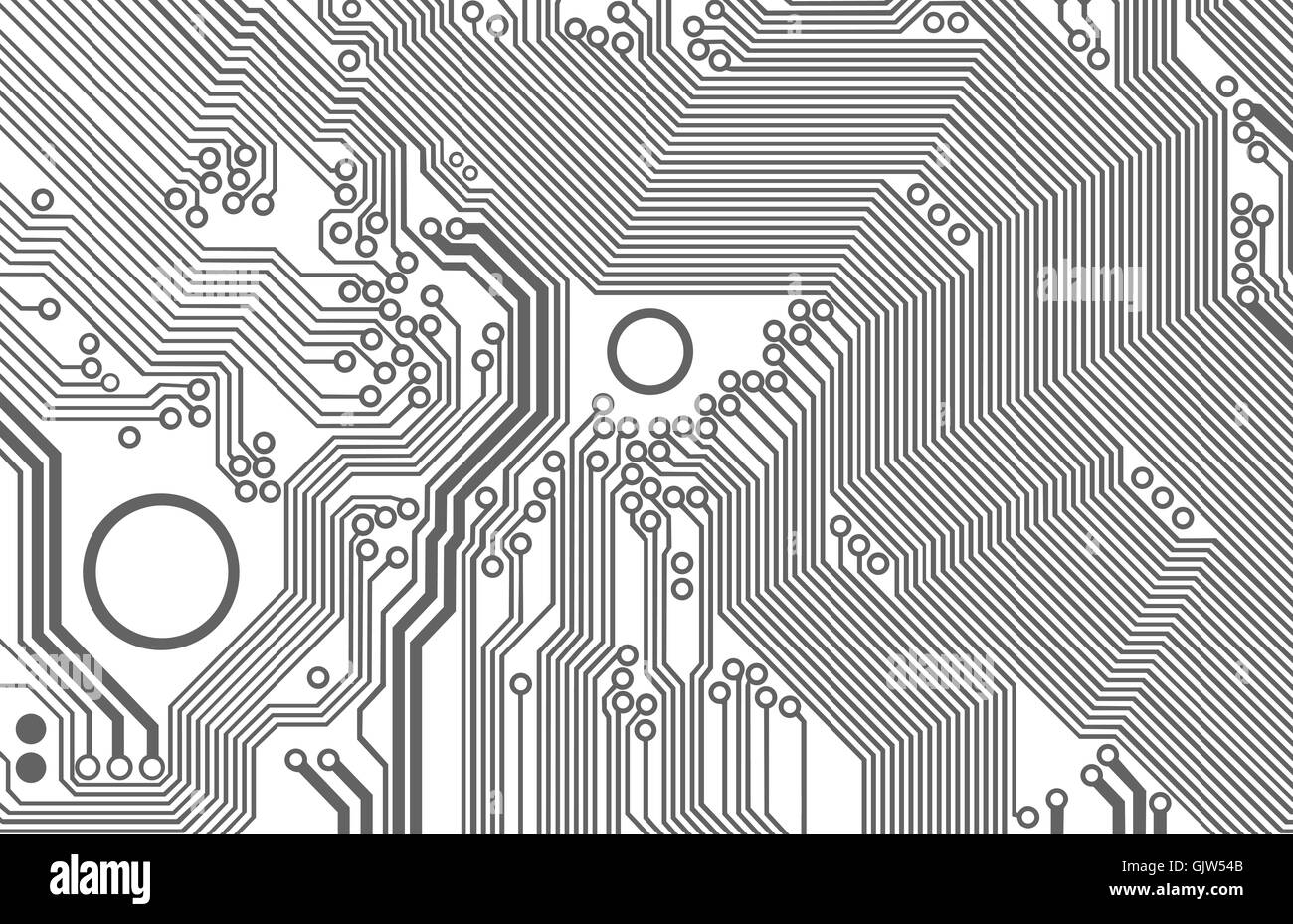 Carte mère circuit matériel Banque D'Images