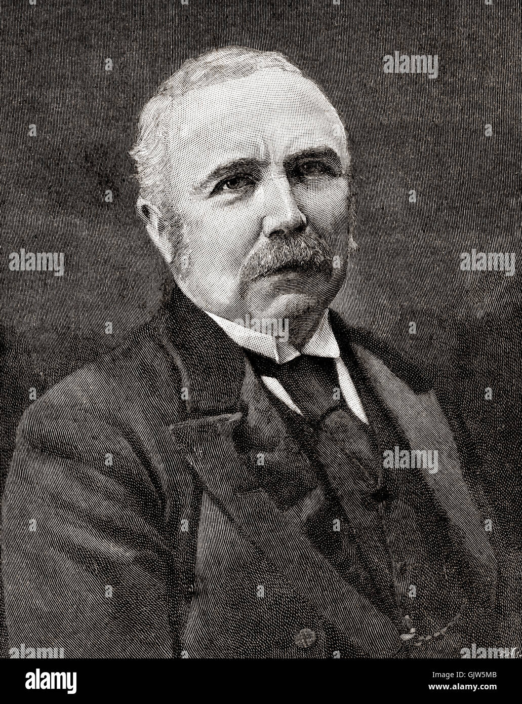 Sir Henry Campbell-Bannerman, 1836 - 1908. Parti libéral britannique, homme politique et premier ministre du Royaume-Uni. Banque D'Images