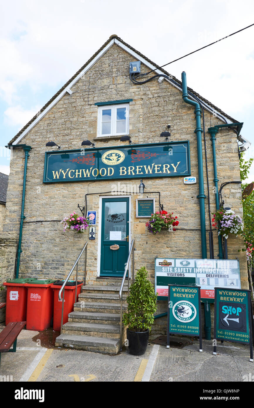 Wychwood Brewery, la Malterie Eagle Crofts Witney Oxfordshire, UK Banque D'Images