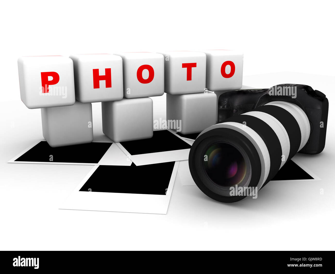 L'icône Appareil photo Banque D'Images