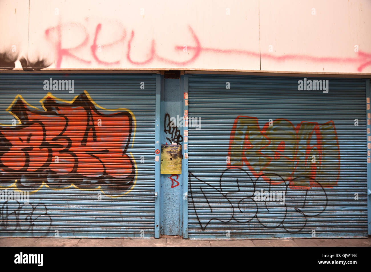 Brixton, Londres, Royaume-Uni. 18 août 2016. Traders commencent à être expulsés de Brixton Arches en raison de travaux de rénovation. Banque D'Images