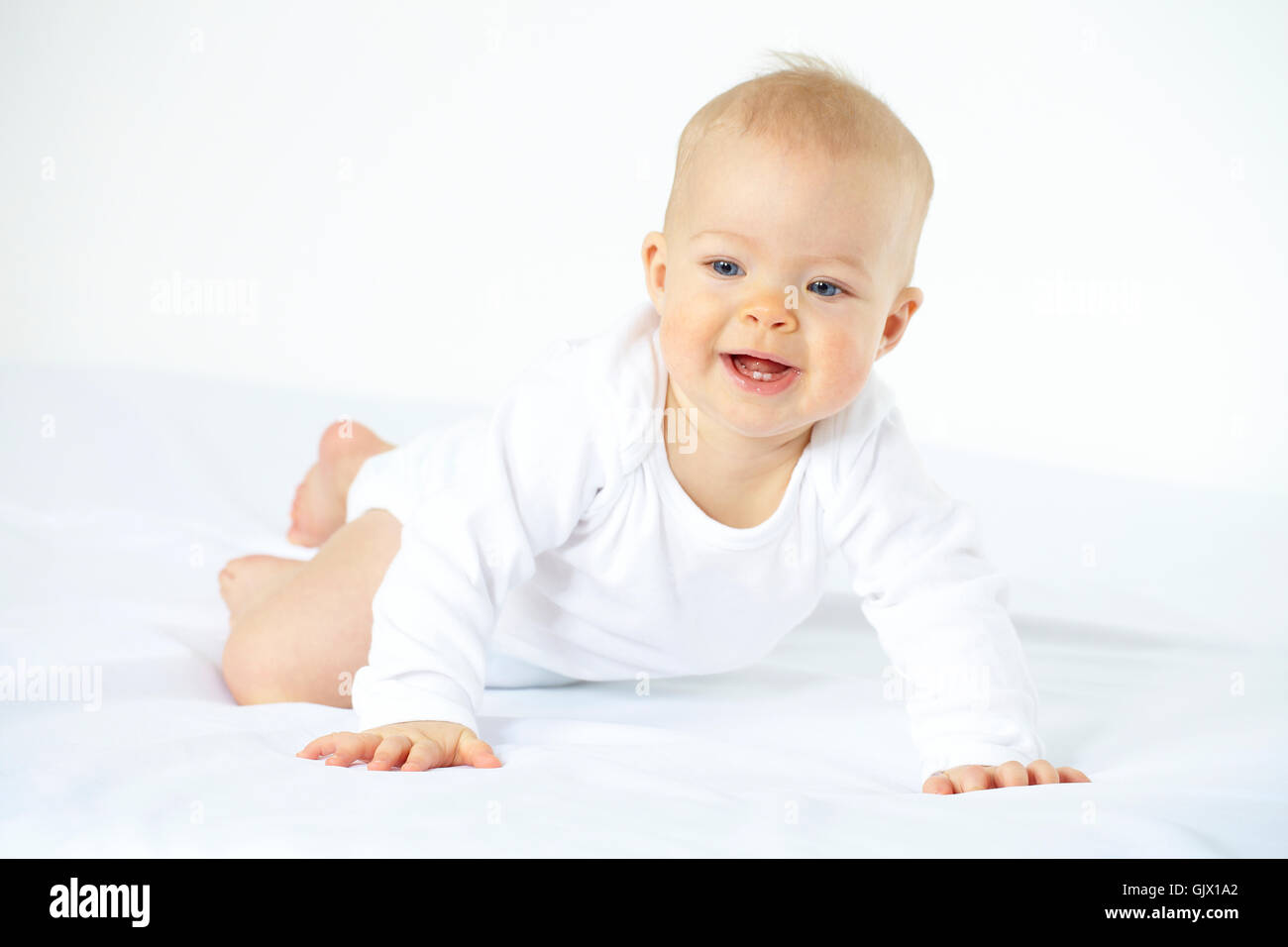 Bebe 7 Mois Photo Stock Alamy