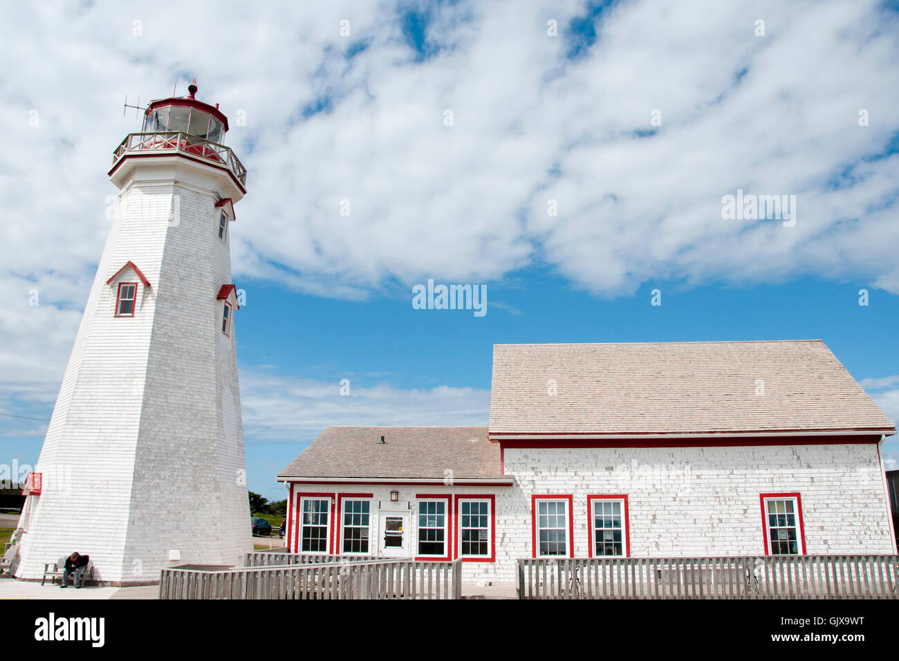 Phare d'East Point - Prince Edward Island - Canada Banque D'Images