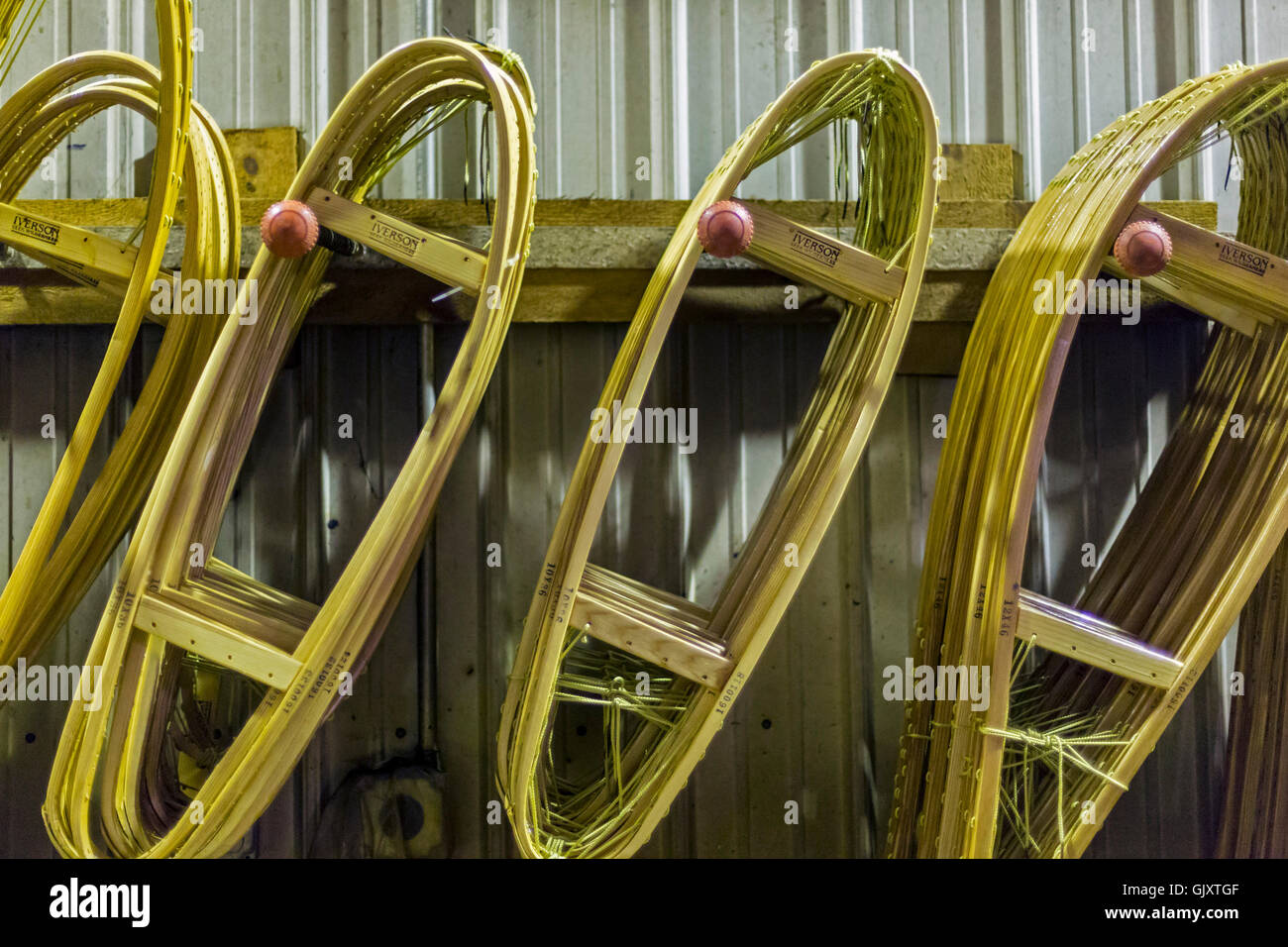 Shingleton, Michigan - Les images à l'usine d'Iverson. Banque D'Images