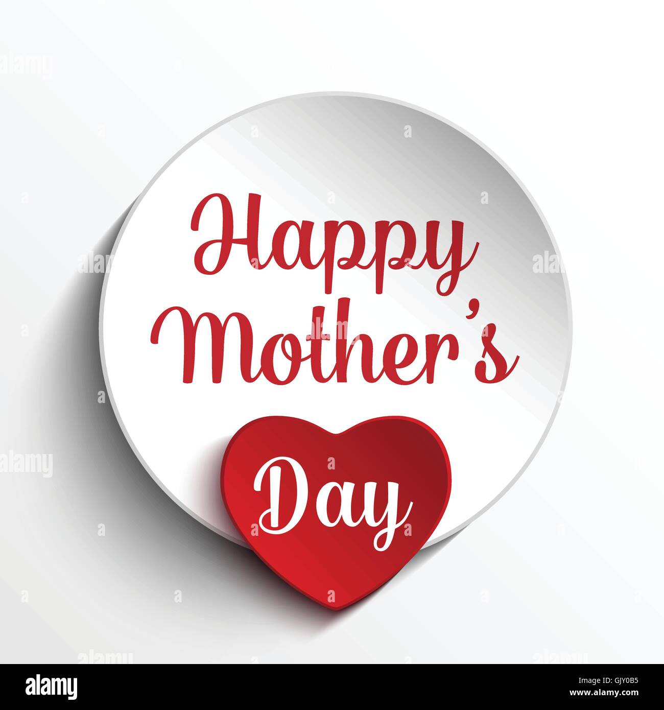 Happy Mother Day tag Background Illustration de Vecteur