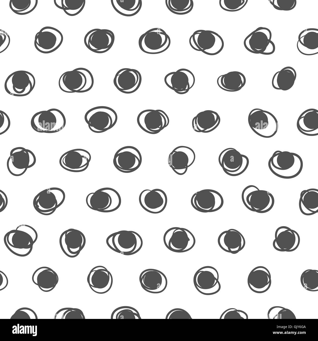 Un motif en noir et blanc. Polka Dot de texture. Mode élégante Imprimer Illustration de Vecteur