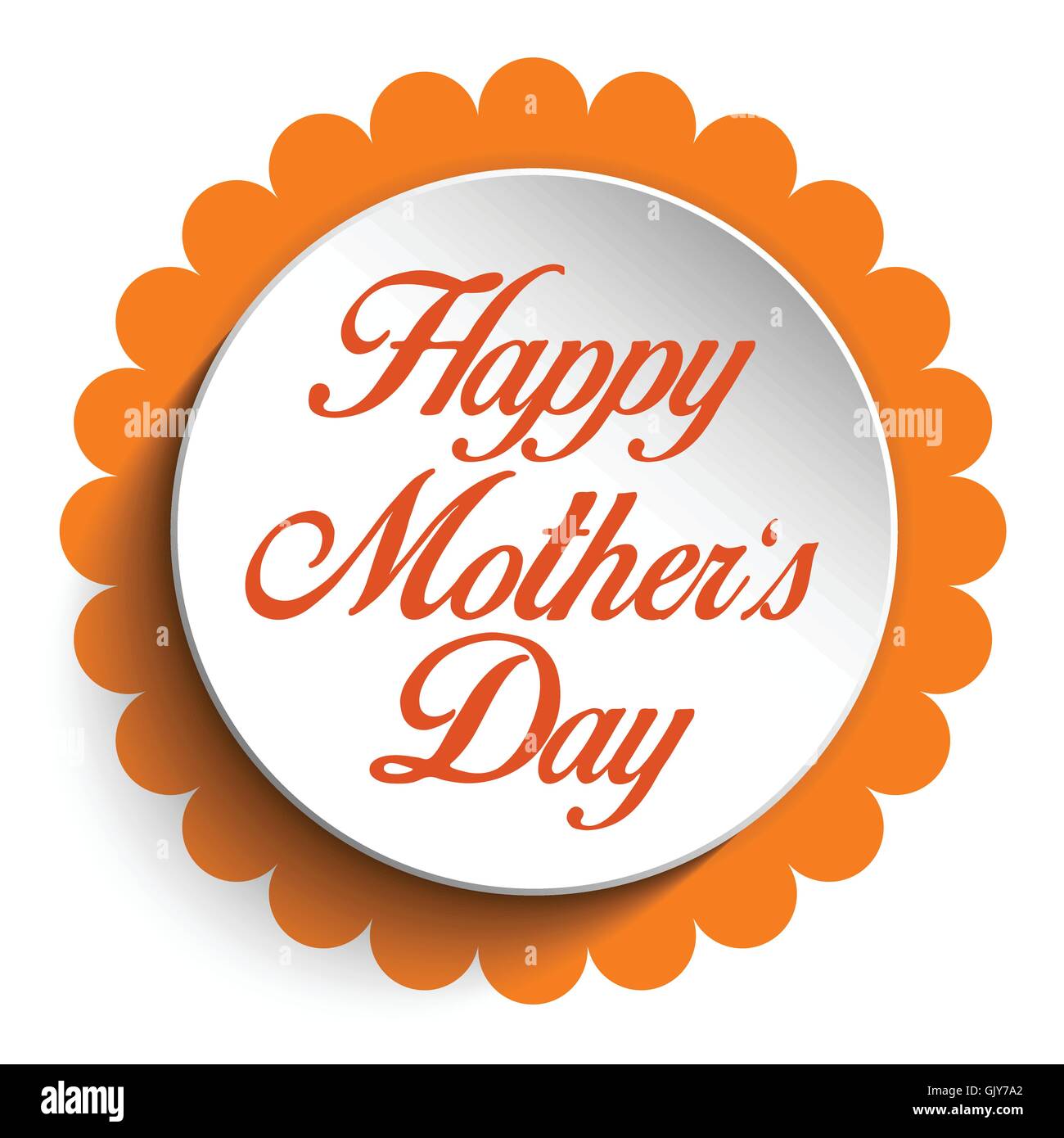 Happy Mother Day tag Background Illustration de Vecteur