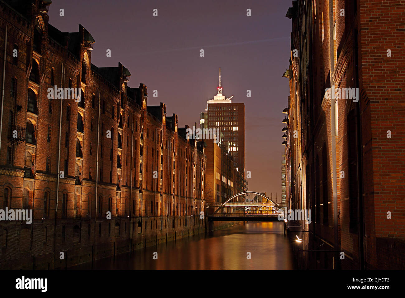 Hamburg speicherstadt Banque D'Images