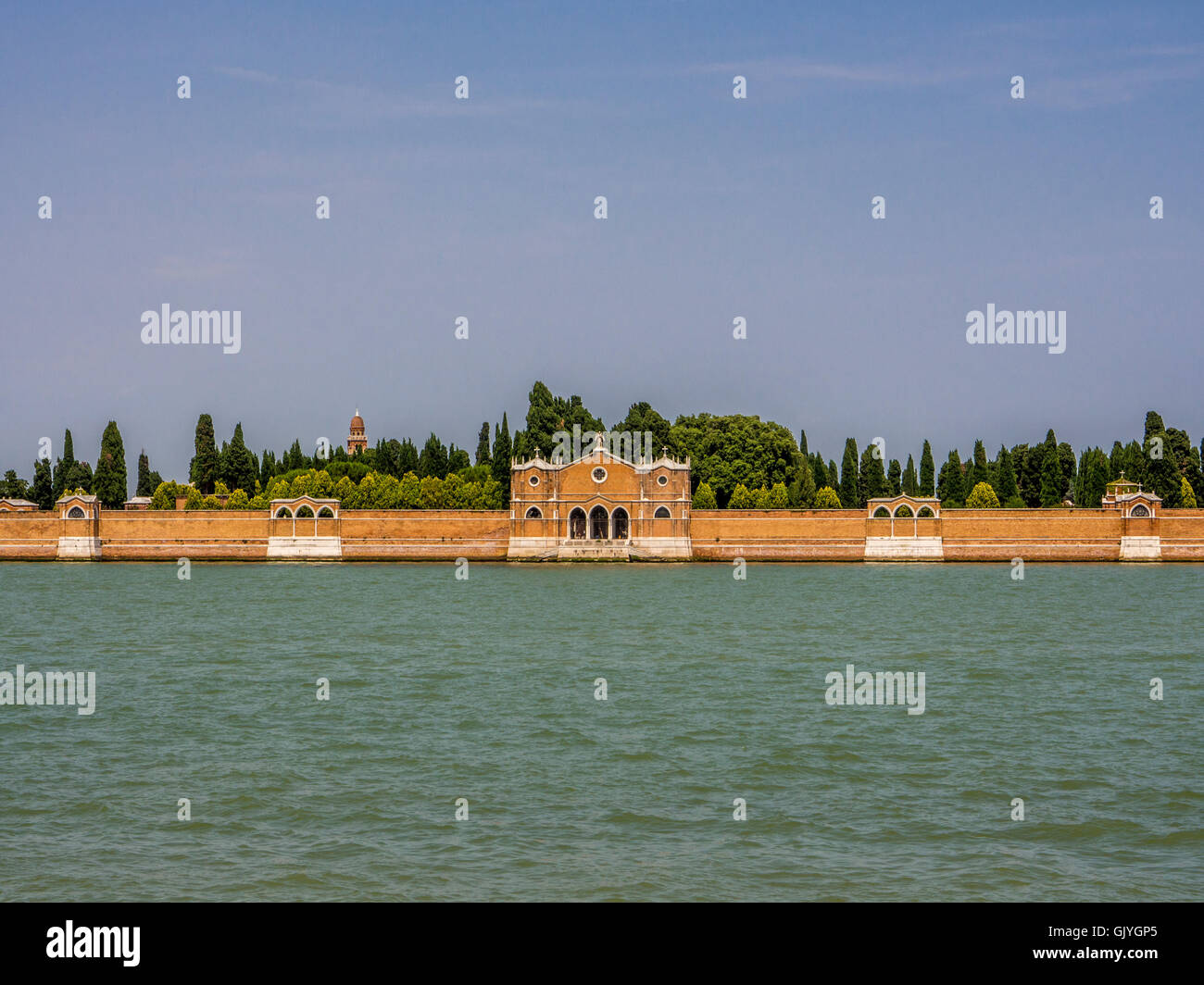 L'île cimetière de San Michele. Venise. L'Italie. Banque D'Images