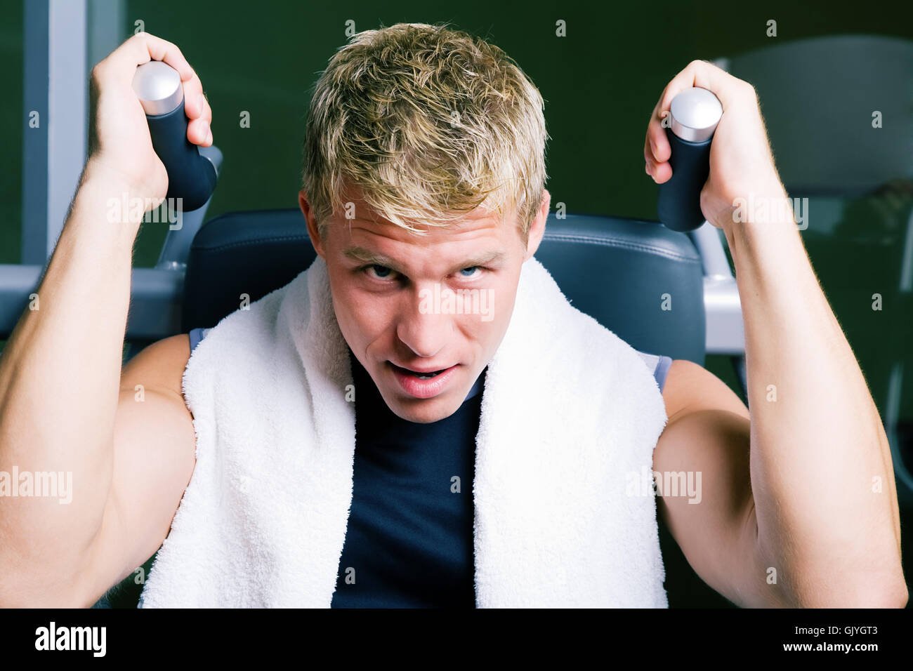 Moteur à combustion et de l'homme Banque D'Images