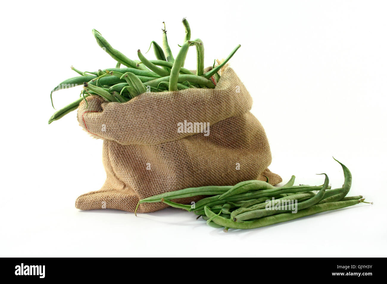 haricots verts Banque D'Images