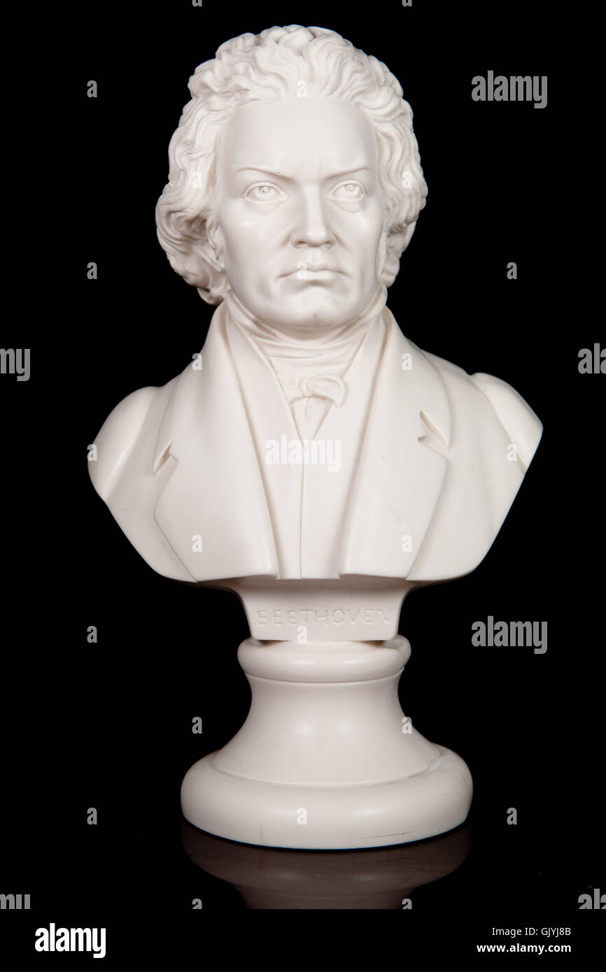buste de Beethoven Banque D'Images