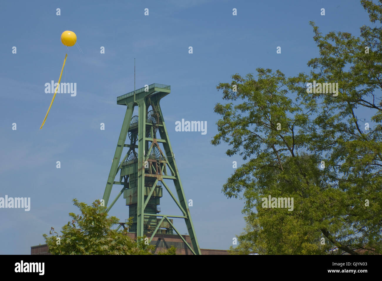 Ruhr 2010 schachtzeichen lohberg Banque D'Images