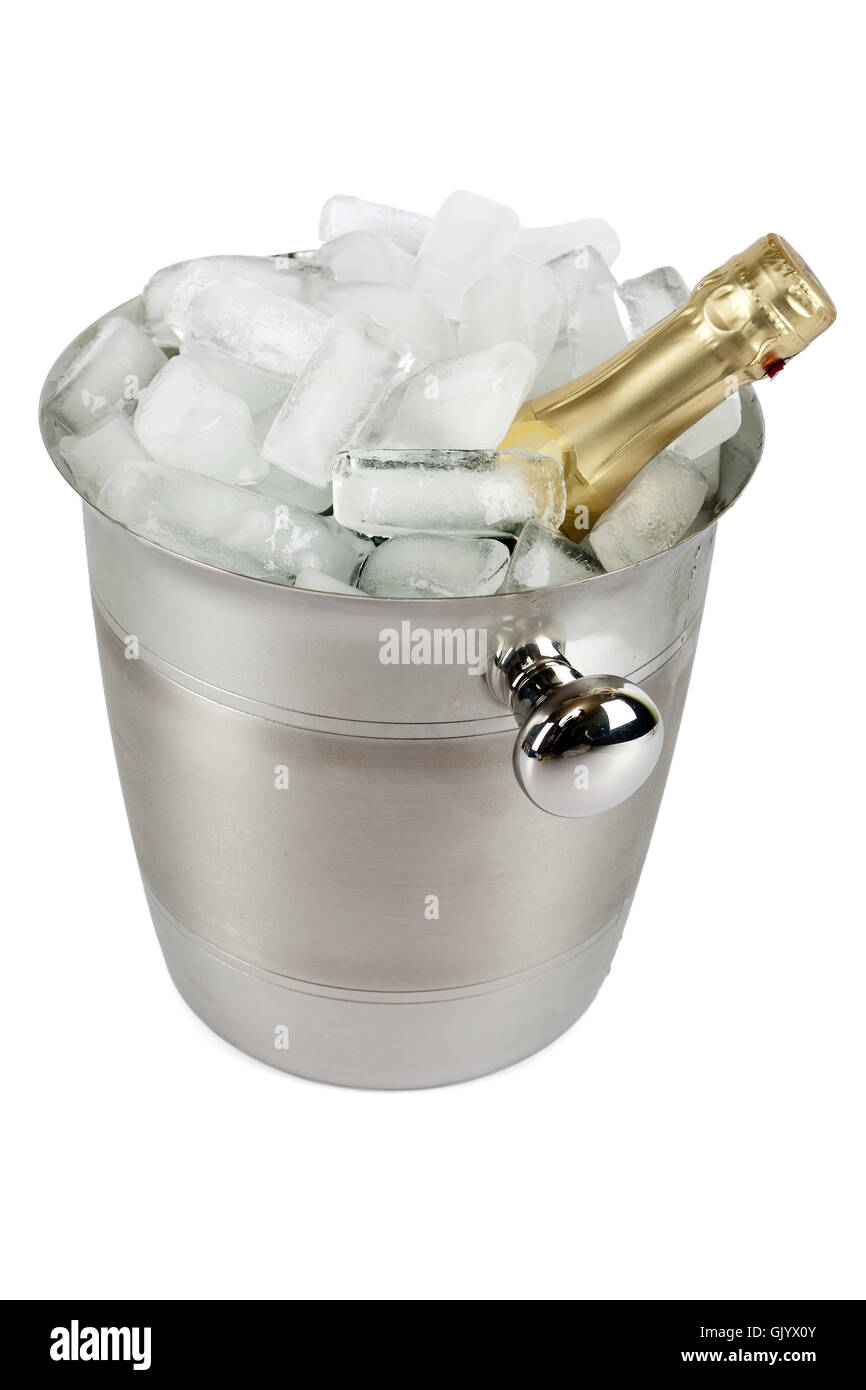 Champagne conserve geku avec de la glace Banque D'Images