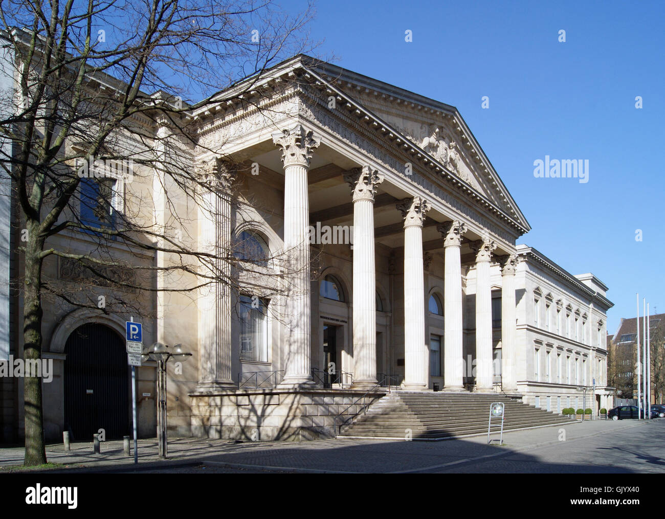 Le Parlement de Basse-Saxe - leineschloss Banque D'Images