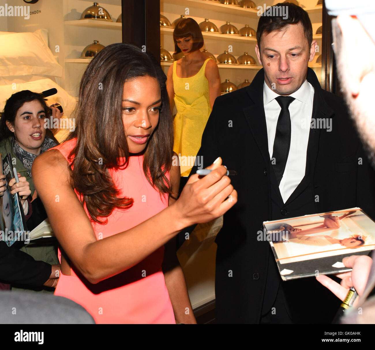 Kate Spade New York comprend : lancement de Regent Street où Naomie Harris : London, Royaume-Uni Quand : 21 Avr 2016 Banque D'Images