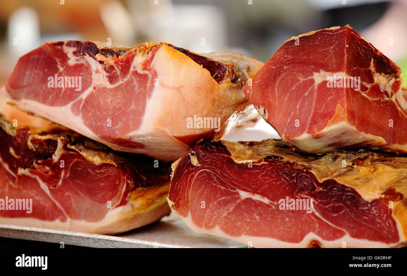 jambon Serrano Banque D'Images