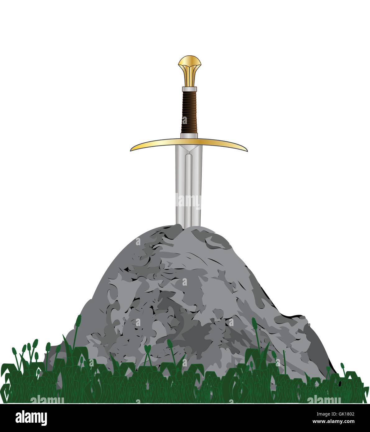 Arthurs épée Illustration de Vecteur